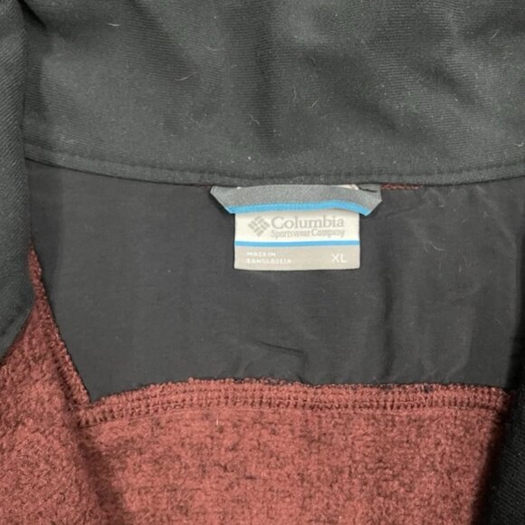 Columbia Quarter Zip Mens XL Fleece Grand Canyon National Park Sweatshirt Jacket - Picture 6 of 10